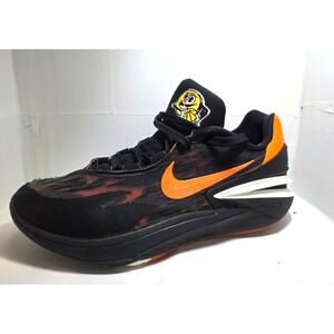 Nike Mens Air Zoom GT Cut 2 Black/Orange Basketball Shoes DJ6015-004 Size 10.5